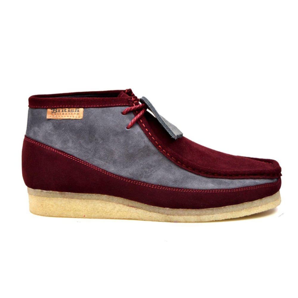 BritiSh Walkers Walker 100 – Limited Edition Suede Two Tone Men’s High - Top Chukka Boot | Handcrafted Soft - Touch Craft With Modern Heritage Style Shoes by British Walkers – Don't Panic Shoes