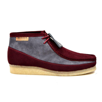 BritiSh Walkers Walker 100 – Limited Edition Suede Two Tone Men’s High - Top Chukka Boot | Handcrafted Soft - Touch Craft With Modern Heritage Style Shoes by British Walkers – Don't Panic Shoes