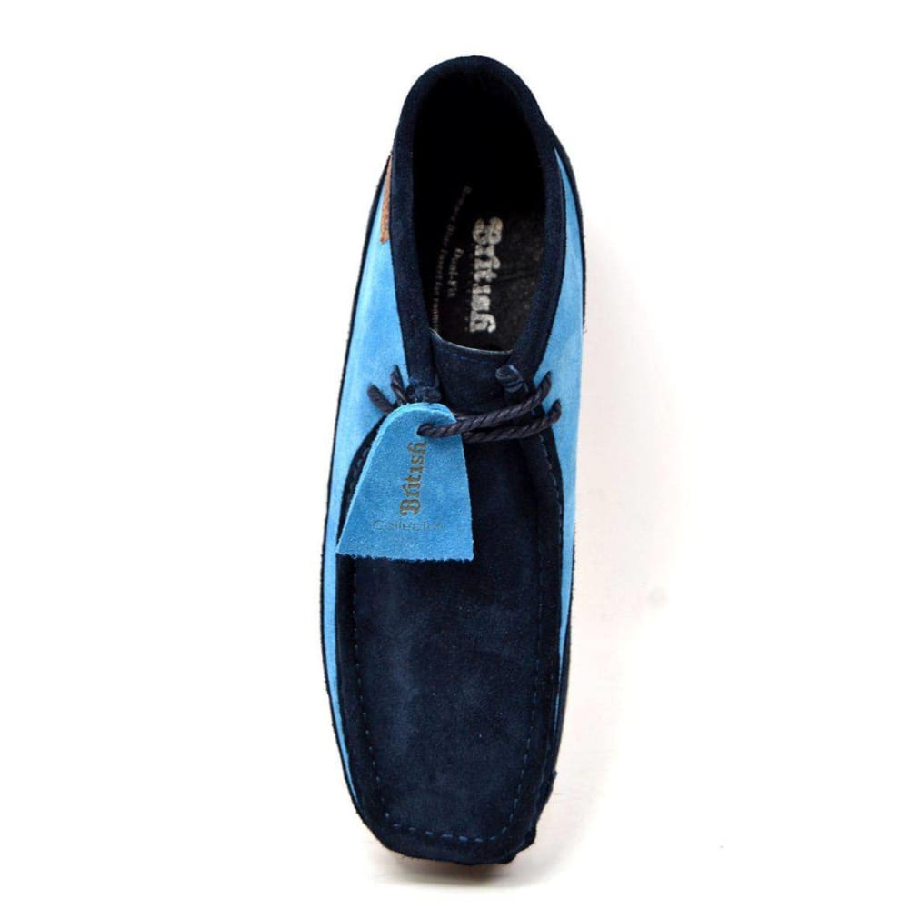 BritiSh Walkers Walker 100 – Limited Edition Suede Two Tone Men’s High - Top Chukka Boot | Handcrafted Soft - Touch Craft With Modern Heritage Style Shoes by British Walkers – Don't Panic Shoes