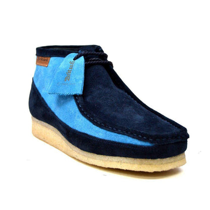 BritiSh Walkers Walker 100 – Limited Edition Suede Two Tone Men’s High - Top Chukka Boot | Handcrafted Soft - Touch Craft With Modern Heritage Style Shoes by British Walkers – Don't Panic Shoes