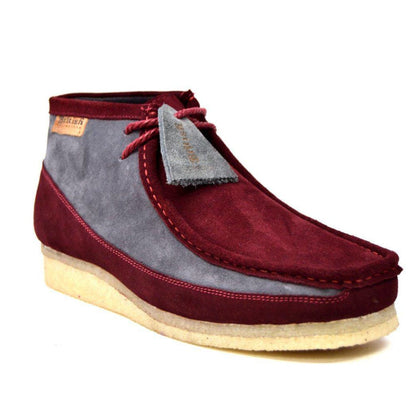 BritiSh Walkers Walker 100 – Limited Edition Suede Two Tone Men’s High - Top Chukka Boot | Handcrafted Soft - Touch Craft With Modern Heritage Style Shoes by British Walkers – Don't Panic Shoes