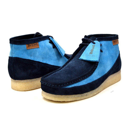 BritiSh Walkers Walker 100 – Limited Edition Suede Two Tone Men’s High - Top Chukka Boot | Handcrafted Soft - Touch Craft With Modern Heritage Style Shoes by British Walkers – Don't Panic Shoes