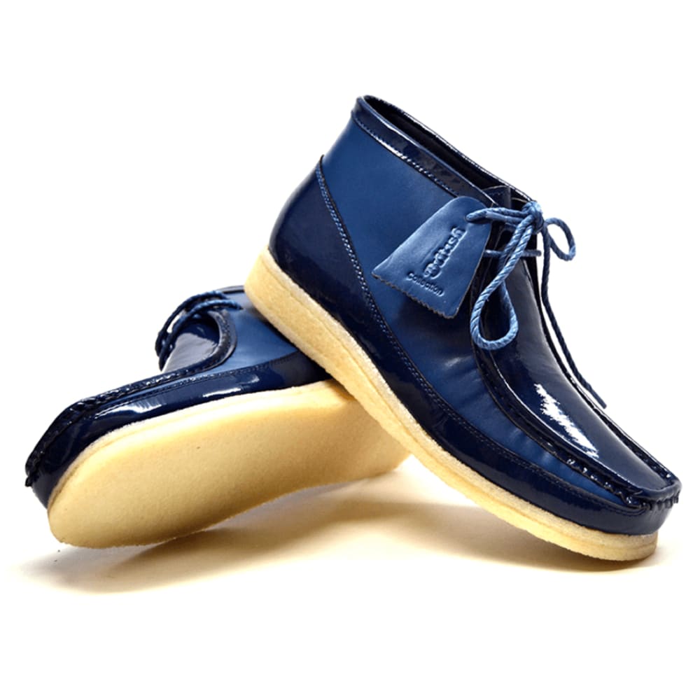 British Walkers Walker 100 Men's Patent Leather High Tops Chukka Boots Shoes by British Walkers – Don't Panic Shoes