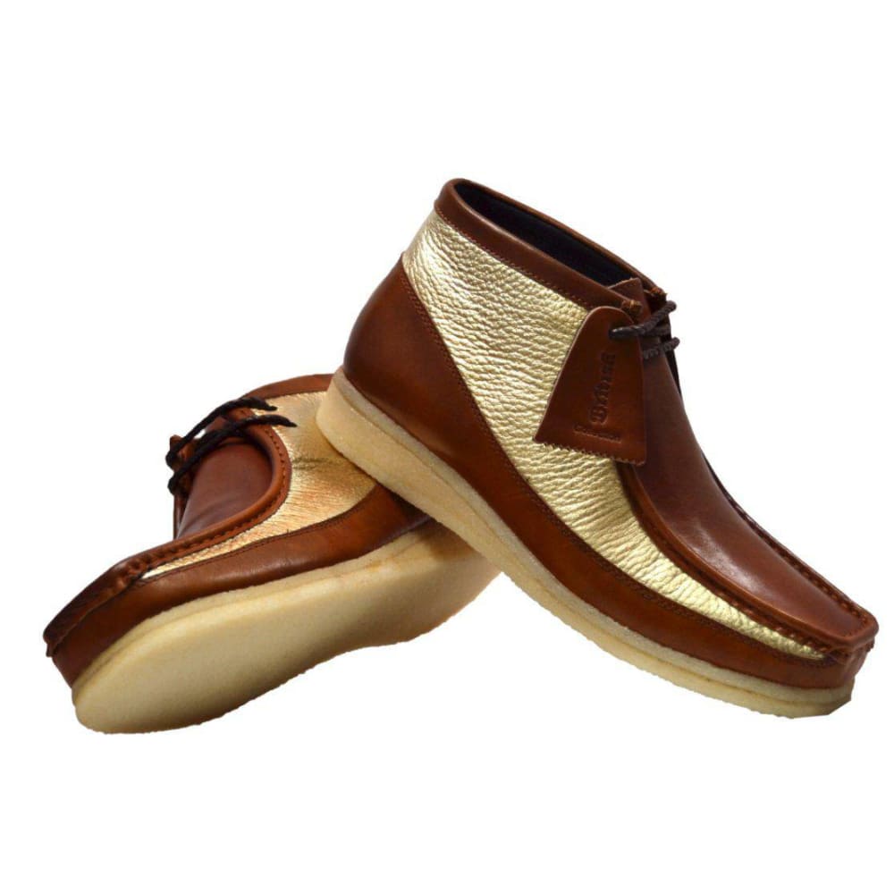 British Walkers Walker 100 Men's Two Tone Leather Limited Edition Chukka Boots Shoes by British Walkers – Don't Panic Shoes