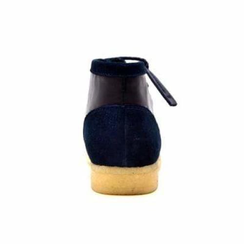 BritiSh Walkers Walker 100 – Navy Suede & Leather Men’s Chukka Boot | Modern Mixed - Material Craft With Classic British Cool Shoes by British Walkers – Don't Panic Shoes