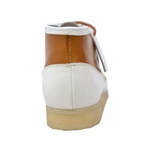 BritiSh Walkers Walker 100 – White & Tan Leather Men’s Chukka Boot | Classic Two - Tone Craft With Modern Sophisticated Style Shoes by British Walkers – Don't Panic Shoes