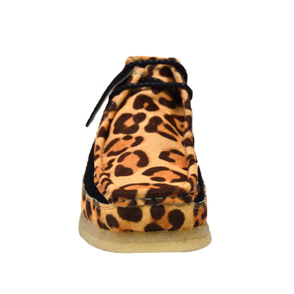 BritiSh Walkers Walker 200 Men’s Black Leopard Suede Chukka Boots – Handcrafted Statement Luxury With Fearless Urban Style Shoes by British Walkers – Don't Panic Shoes