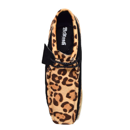 BritiSh Walkers Walker 200 Men’s Black Leopard Suede Chukka Boots – Handcrafted Statement Luxury With Fearless Urban Style Shoes by British Walkers – Don't Panic Shoes