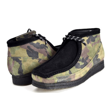 British Walkers Walker 200 Men's Camouflage Leather And Suede Chukka Boots Shoes by British Walkers – Don't Panic Shoes