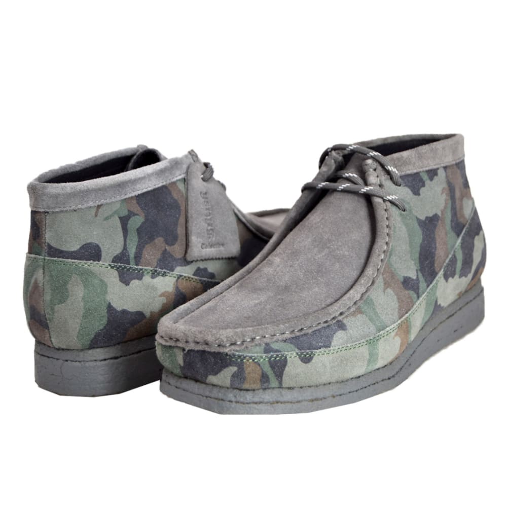 British Walkers Walker 200 Men's Camouflage Leather And Suede Chukka Boots Shoes by British Walkers – Don't Panic Shoes