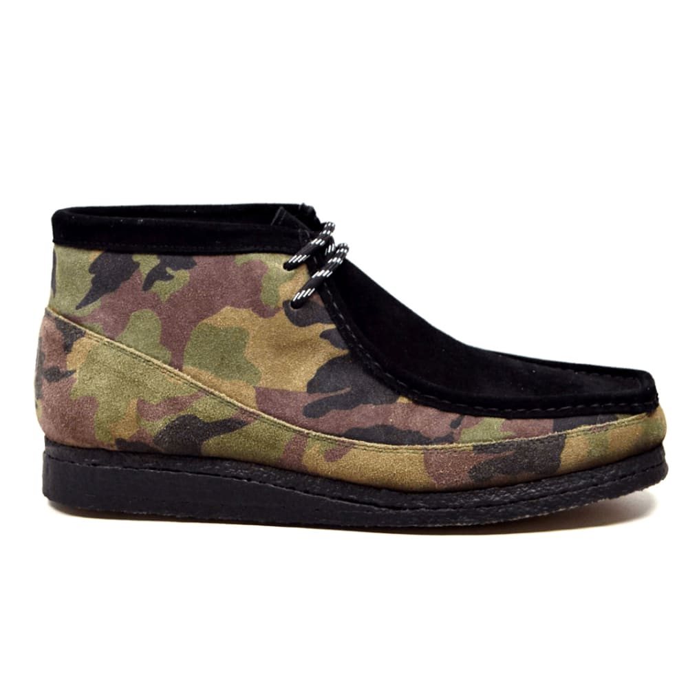 British Walkers Walker 200 Men's Camouflage Leather And Suede Chukka Boots Shoes by British Walkers – Don't Panic Shoes