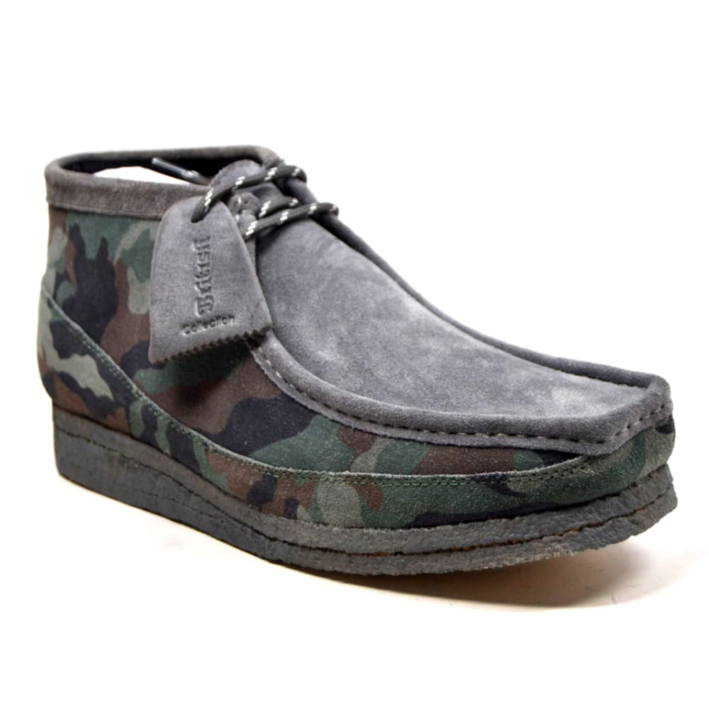 British Walkers Walker 200 Men's Camouflage Leather And Suede Chukka Boots Shoes by British Walkers – Don't Panic Shoes