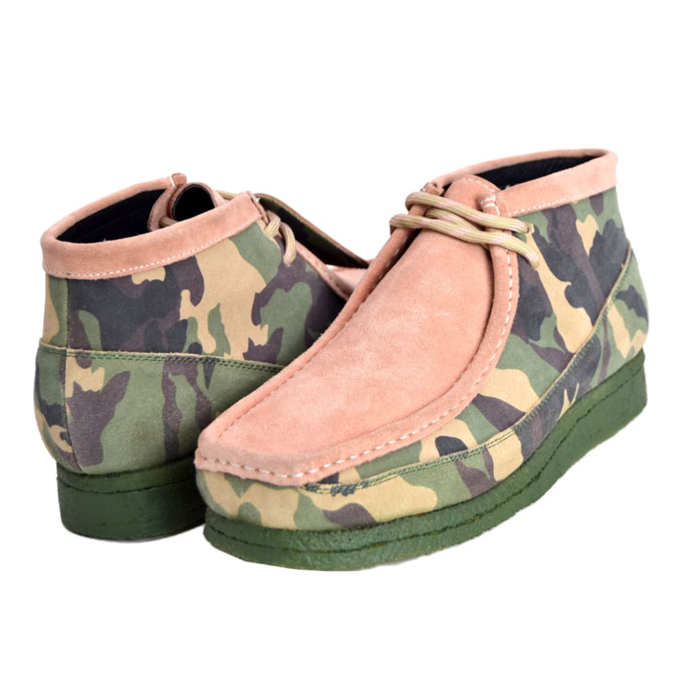 British Walkers Walker 200 Men's Camouflage Leather And Suede Chukka Boots Shoes by British Walkers – Don't Panic Shoes
