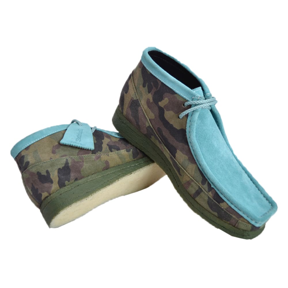 British Walkers Walker 200 Men's Camouflage Leather And Suede Chukka Boots Shoes by British Walkers – Don't Panic Shoes