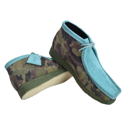 British Walkers Walker 200 Men's Camouflage Leather And Suede Chukka Boots Shoes by British Walkers – Don't Panic Shoes