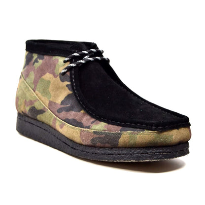British Walkers Walker 200 Men's Camouflage Leather And Suede Chukka Boots Shoes by British Walkers – Don't Panic Shoes