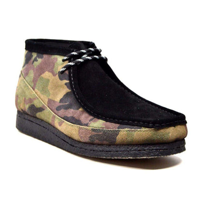 British Walkers Walker 200's Men's Camo Leather And Suede Chukka Boots Shoes by British Walkers – Don't Panic Shoes