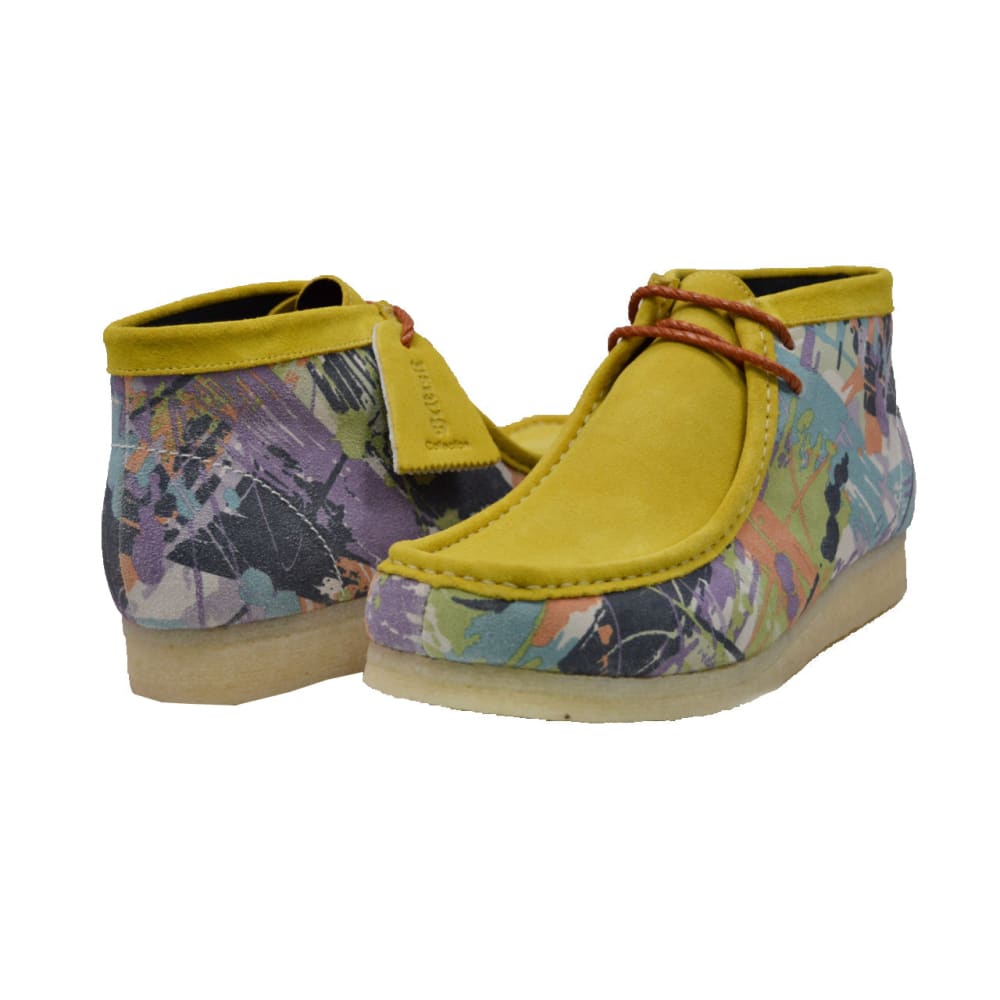 BritiSh Walkers Walker Paint Men’s Leather & Suede High - Top Sneakers – Handcrafted Designer Statement With Artistic Flair Shoes by British Walkers – Don't Panic Shoes