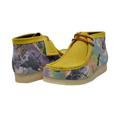 BritiSh Walkers Walker Paint Men’s Leather & Suede High - Top Sneakers – Handcrafted Designer Statement With Artistic Flair Shoes by British Walkers – Don't Panic Shoes