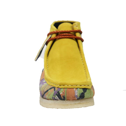 BritiSh Walkers Walker Paint Men’s Leather & Suede High - Top Sneakers – Handcrafted Designer Statement With Artistic Flair Shoes by British Walkers – Don't Panic Shoes