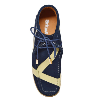 BritiSh Walkers Walker Stripe Men’s Striped Suede Limited Edition Chukka Boots – Bold Heritage Craft With Iconic Street Detail Shoes by British Walkers – Don't Panic Shoes