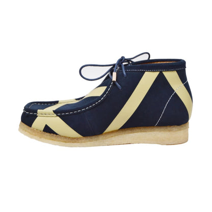 BritiSh Walkers Walker Stripe Men’s Striped Suede Limited Edition Chukka Boots – Bold Heritage Craft With Iconic Street Detail Shoes by British Walkers – Don't Panic Shoes