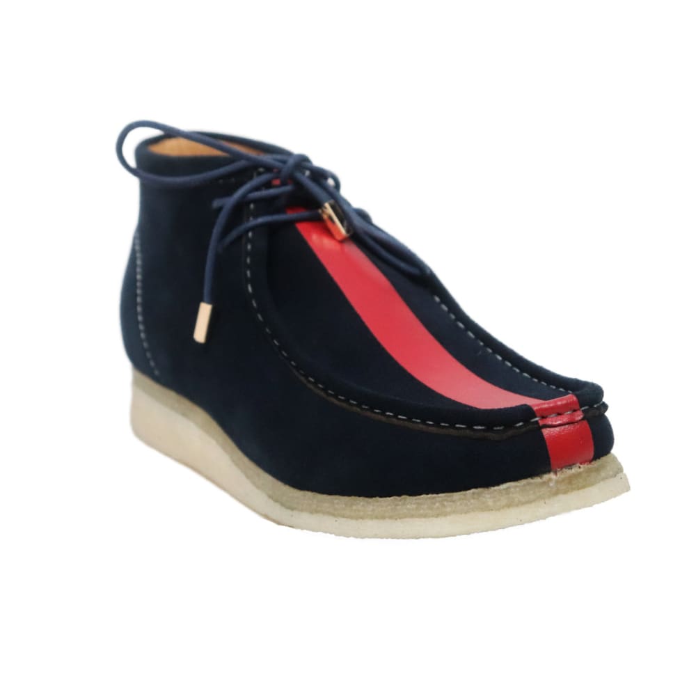BritiSh Walkers Walker Stripe Men’s Striped Suede Limited Edition Chukka Boots – Bold Heritage Craft With Iconic Street Detail Shoes by British Walkers – Don't Panic Shoes