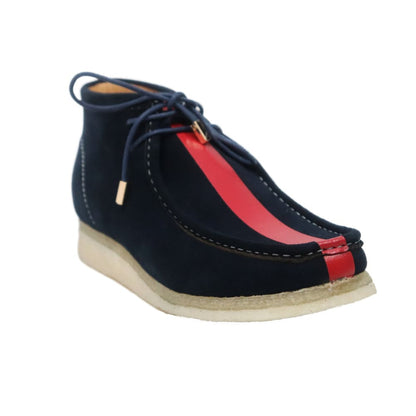 BritiSh Walkers Walker Stripe Men’s Striped Suede Limited Edition Chukka Boots – Bold Heritage Craft With Iconic Street Detail Shoes by British Walkers – Don't Panic Shoes