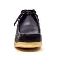 Thumbnail for British Walkers Wallabee Boots Men’s Black Leather High Top