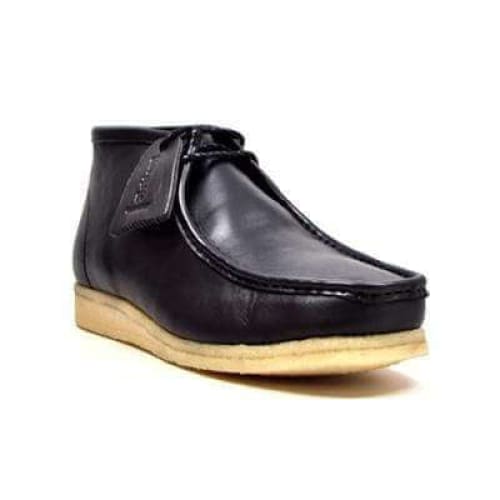 British Walkers Wallabee Boots Men’s Black Leather High Top