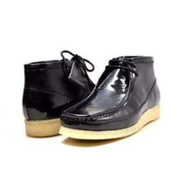 Thumbnail for British Walkers Wallabee Boots Men’s Walker 100 Black Patent