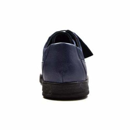 British Walkers Westminster Bally Style Men's Navy Blue Leather And Suede Low Top Sneakers Shoes by British Walkers – Don't Panic Shoes