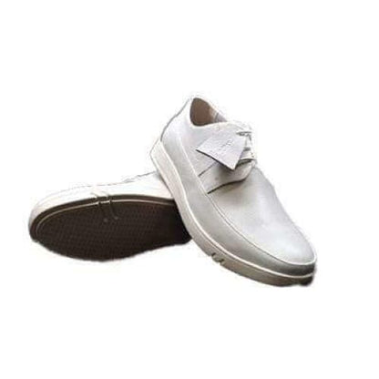 British Walkers Westminster Bally Style Men's White Leather And Suede Low Top Sneakers Shoes by British Walkers – Don't Panic Shoes
