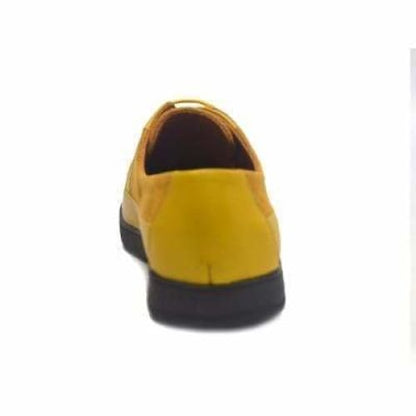 British Walkers Westminster Bally Style Men's Yellow Leather And Suede Low Top Sneakers Shoes by British Walkers – Don't Panic Shoes