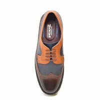 Thumbnail for British Walkers Wingtip Low Cut 3 Tone Multi Color Leather