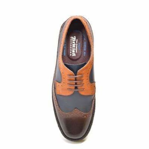 British Walkers Wingtip Low Cut 3 Tone Multicolor Leather Shoes by British Walkers – Don't Panic Shoes