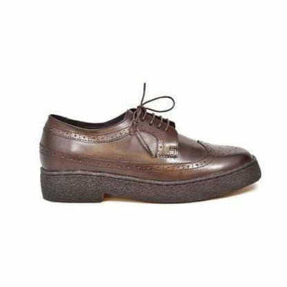 British Walkers Wingtip Low Cut Men's Brown Leather Oxfords Shoes by British Walkers – Don't Panic Shoes