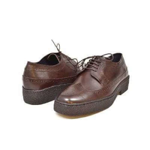 British Walkers Wingtip Low Cut Men's Brown Leather Oxfords Shoes by British Walkers – Don't Panic Shoes