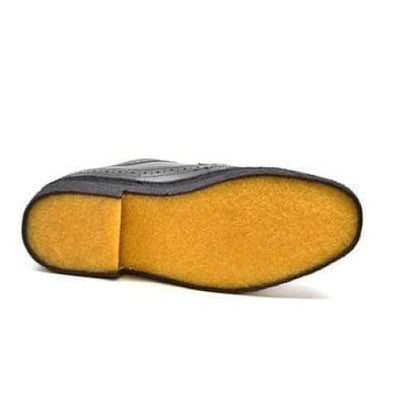 British Walkers Wingtip Low Cut Men's Dark Gray Leather Shoes by British Walkers – Don't Panic Shoes