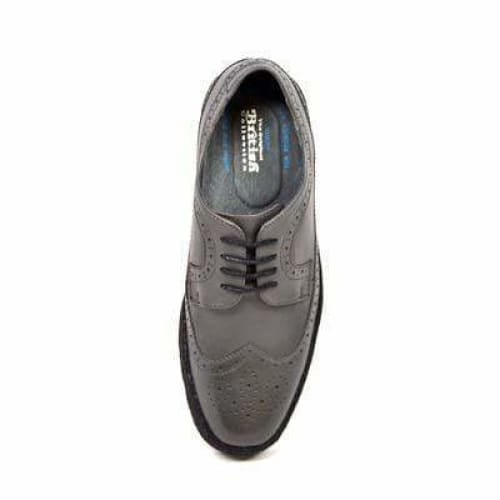 British Walkers Wingtip Low Cut Men's Dark Gray Leather Shoes by British Walkers – Don't Panic Shoes
