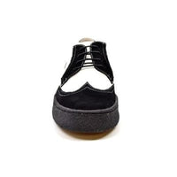 Thumbnail for British Walkers Wingtip Men’s Black Suede And White Leather