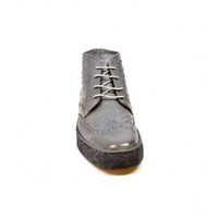 Thumbnail for British Walkers Wingtip Men’s Gray Leather