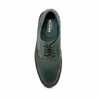Thumbnail for British Walkers Wingtip Low Cut Men’s Hunter Green Leather