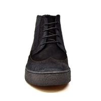 Thumbnail for British Walkers Wingtip Men’s Two Tone Black Leather