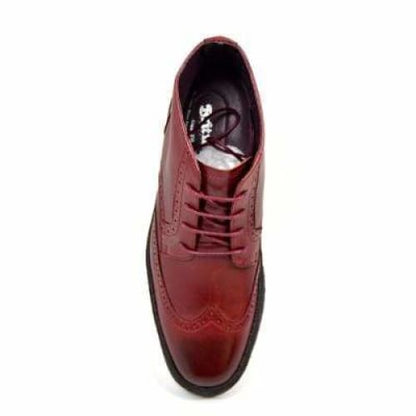 British Walkers Wingtip Men's Wine Red Leather Shoes by British Walkers – Don't Panic Shoes