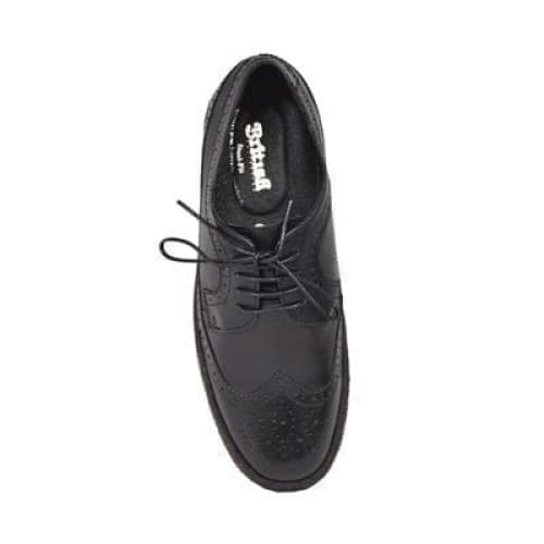 British Walkers Wingtip Oxfords Men's Black Leather Low Tops Shoes by British Walkers – Don't Panic Shoes