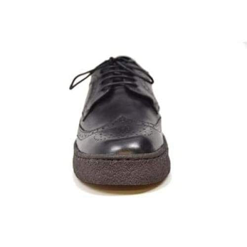 British Walkers Wingtip Oxfords Men's Black Leather Low Tops Shoes by British Walkers – Don't Panic Shoes