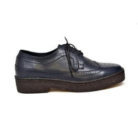 Thumbnail for British Walkers Wingtip Oxfords Men’s Navy Blue Leather