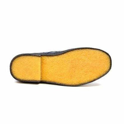 British Walkers Wingtip Playboy Men's Navy Blue Ostrich Leather Chukka Boots Shoes by British Walkers – Don't Panic Shoes