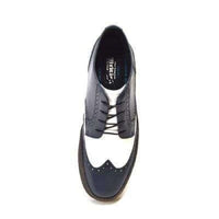 Thumbnail for British Walkers Wingtip Two Tone Men’s Navy And White